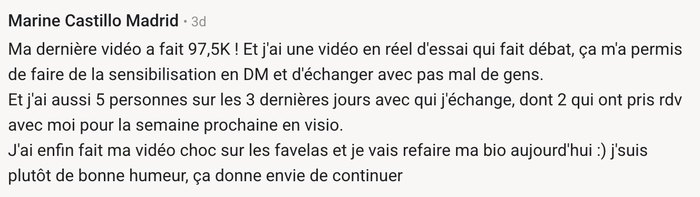 Témoignage client